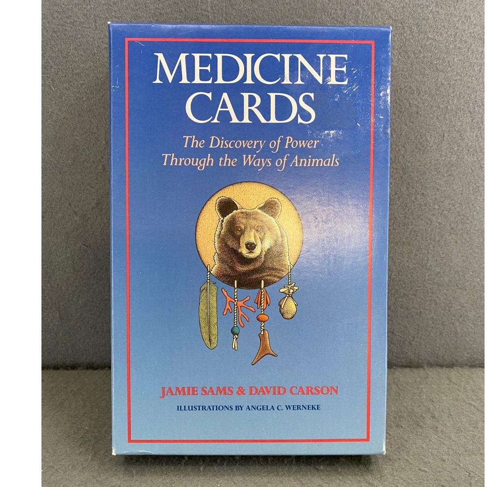 Medicine Cards Discovery of Power Jamie Sams David Carson Sealed Deck 1988 Set